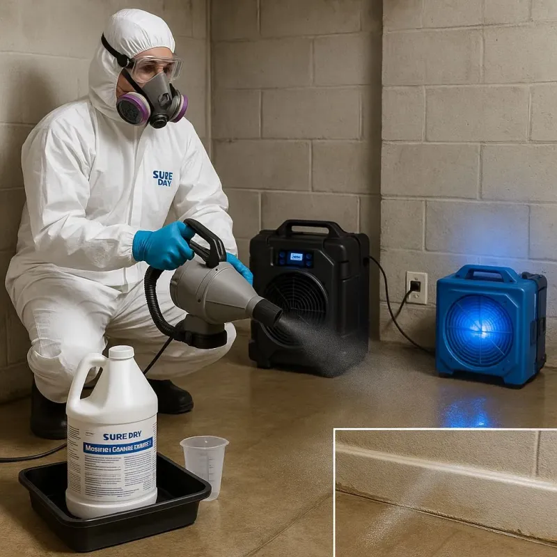 Sanitization and Odor Removal process in Saratoga, CA